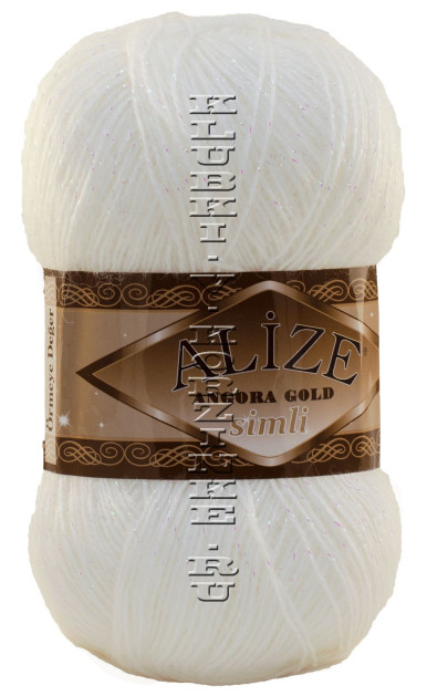 Пряжа ANGORA GOLD SIMLI Alize - (450 - Перламутровый)