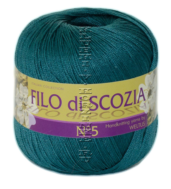 Пряжа Filo di Scozia №5 - (113 - Петроль)