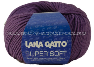 Пряжа Super Soft Lana Gatto - (13335 - Сиреневый)