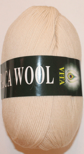 Пряжа VITA «ALPACA WOOL» - (2974 - Экрю)