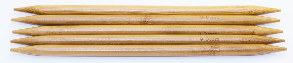 Спицы чулочные деревянные №9, 20 см, 5 шт.