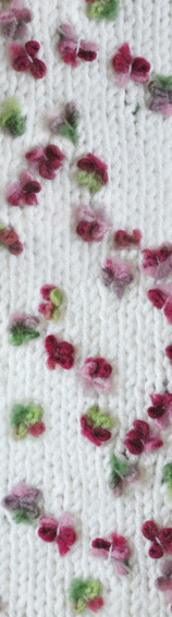 Пряжа Flower Alize - (5071 - Белый, розовый)