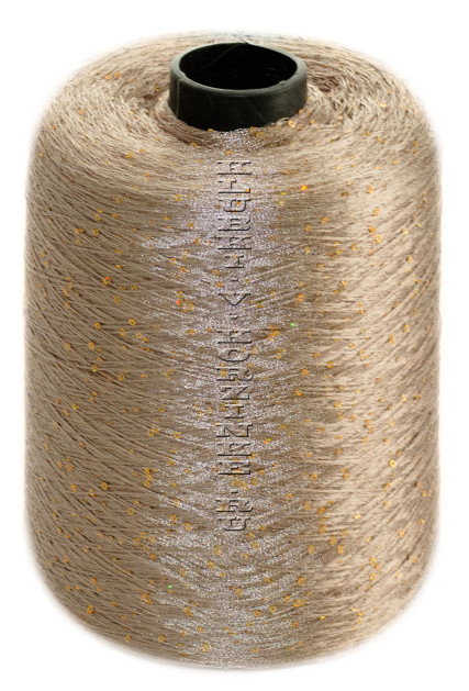 Пряжа в бобинах Paillettes (150 - Холодный беж)