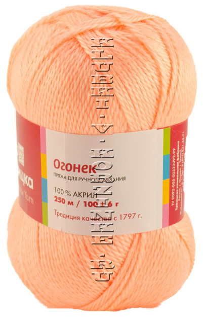 Пряжа Троицкая «Огонек» - (463 - Само)