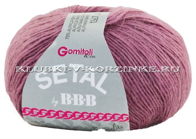Пряжа Setal BBB - (19 - Сухая роза)