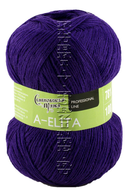 Пряжа Семеновская «Аэлита» - (214 - Ярко-фиолетовый)