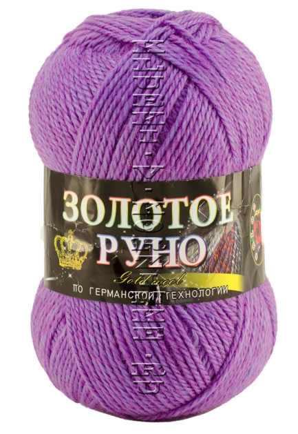 Пряжа «Золотое Руно» Color City - (2939 - Темно-сиреневый)