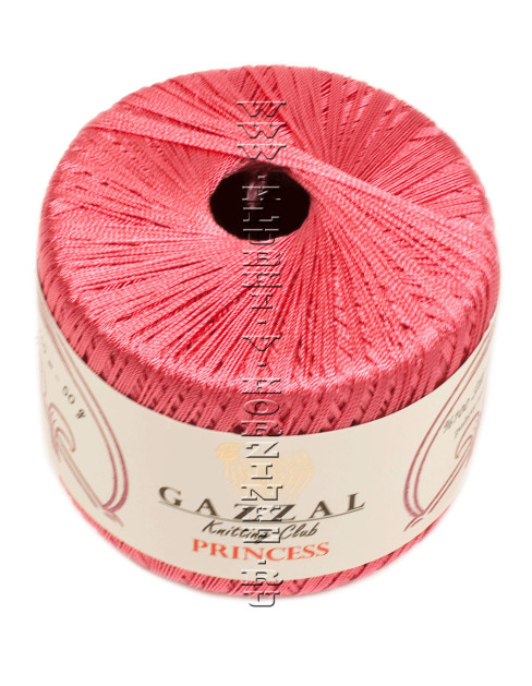Пряжа GAZZAL (Газзал) "PRINCESS" - (3003 - Ярко-розовый)