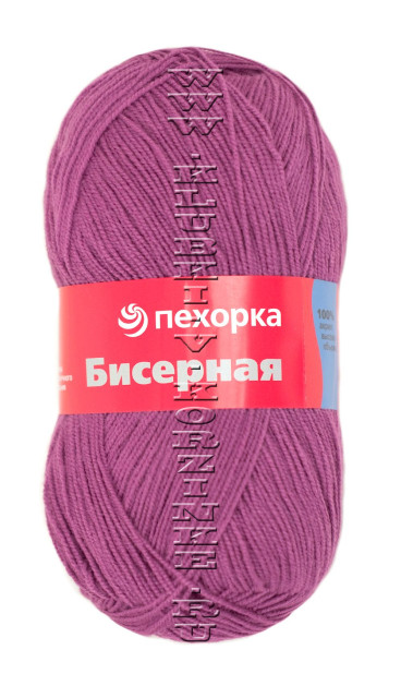 Пряжа Пехорка "Бисерная" - (49 - Фуксия)