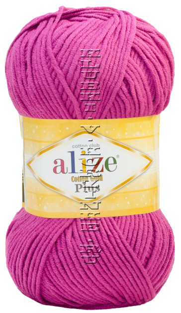 Пряжа Cotton Gold Plus Alize - (649 - Рубин)