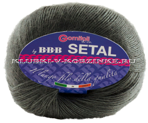 Пряжа Setal BBB - (6 - Темно-серый)