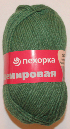 Пряжа Пехорка "Кашемировая" - (117 - Киви)