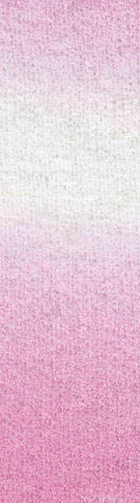 Пряжа  RAINBOW Alize - (1317 - Розовый, белый)