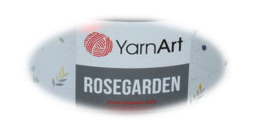 Пряжа YarnArt Rosegarden - (310 - Оранжевый, салатовый, голубой)