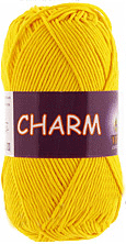 Пряжа VITA cotton "CHARM" - (4180 - Желтый)