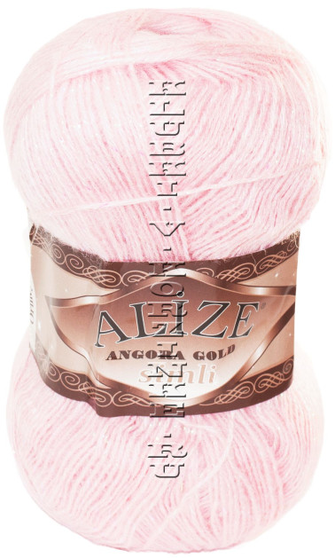 Пряжа ANGORA GOLD SIMLI Alize - (363 - Светло - розовый)