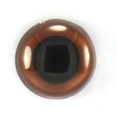 Глаза кристальные пришивные HobbyBe d 12 мм (CRP-12 - светло-коричневый)