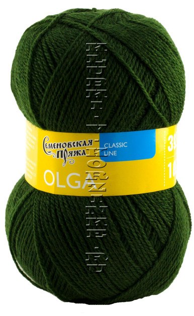 Пряжа Семеновская «Ольга» - (34 - Болотный)