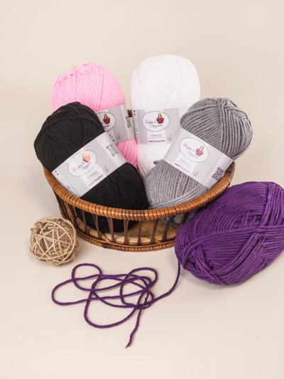 Пряжа «Милашка» набор «Французская палитра»