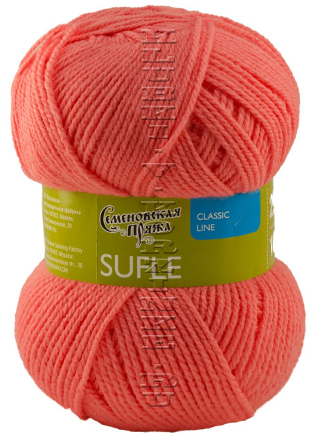 Пряжа Семеновская «Суфле» - (10898 - Багряный_new)