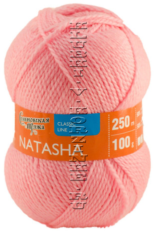 Пряжа Семеновская «Наташа» - (79 - Ярко-розовый)