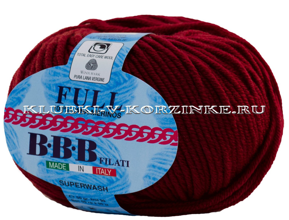 Пряжа Full BBB - (2029 - Вишня)