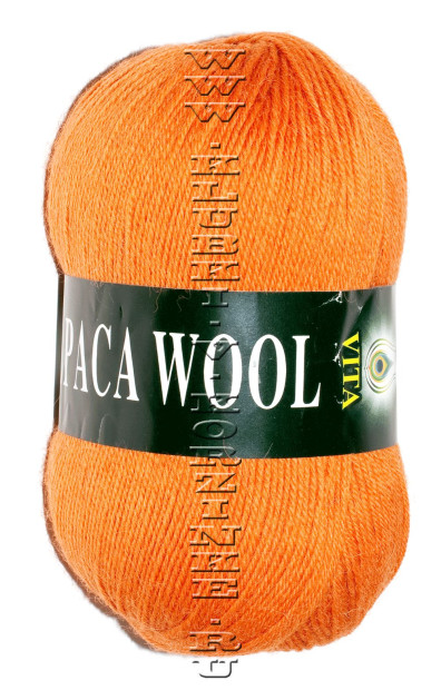 Пряжа VITA "ALPACA WOOL" - (2982 - Апельсиновый)