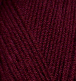 Пряжа Lanagold 800 Alize - (57 - Бордовый)