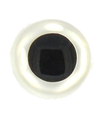 Глаза кристальные пришивные HobbyBe d 12 мм (CRP-12 - белый)