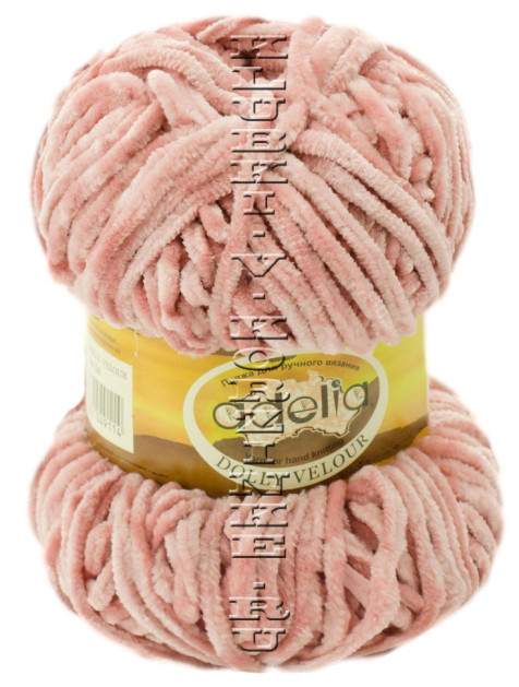Пряжа Adelia Dolly Velour - (04 - Пудровый)