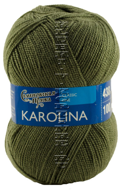 Пряжа Семеновская «Каролина» - (67 - Полынь)