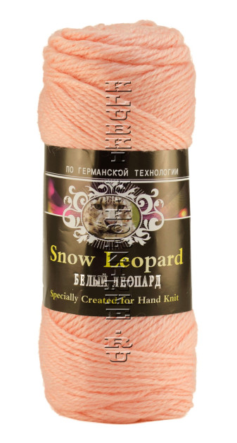 Пряжа «Белый Леопард (Snow Leopard)» Color City - (271 - Персик)