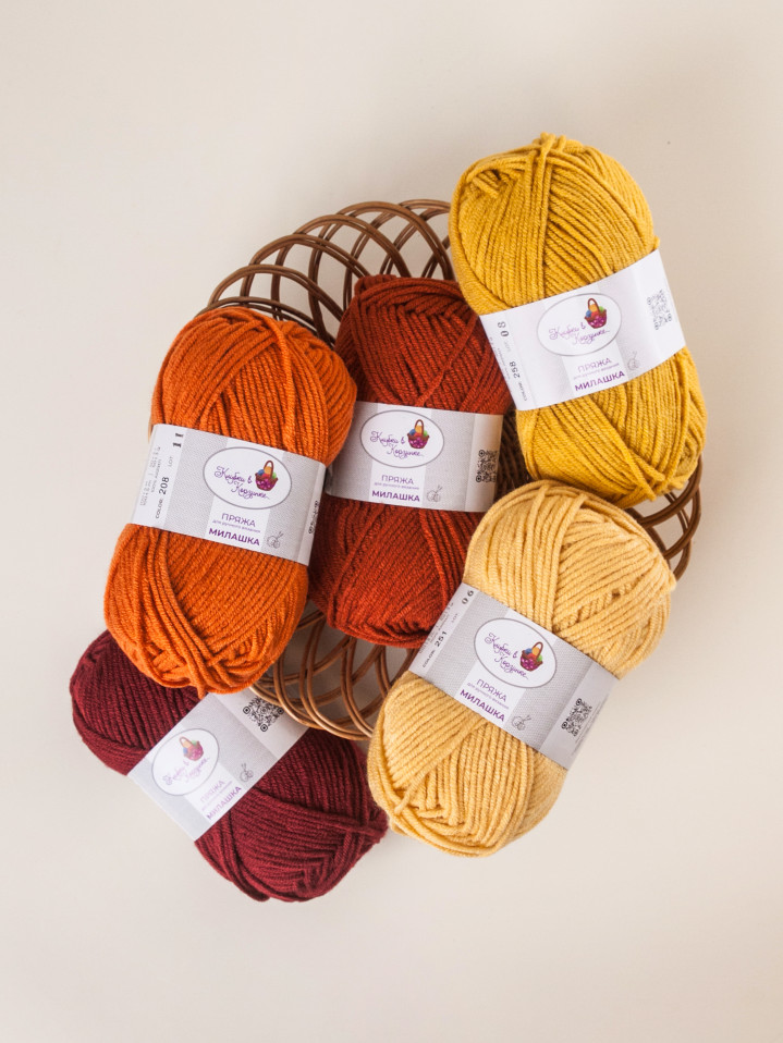 Пряжа «Милашка» набор «Золотой листопад»