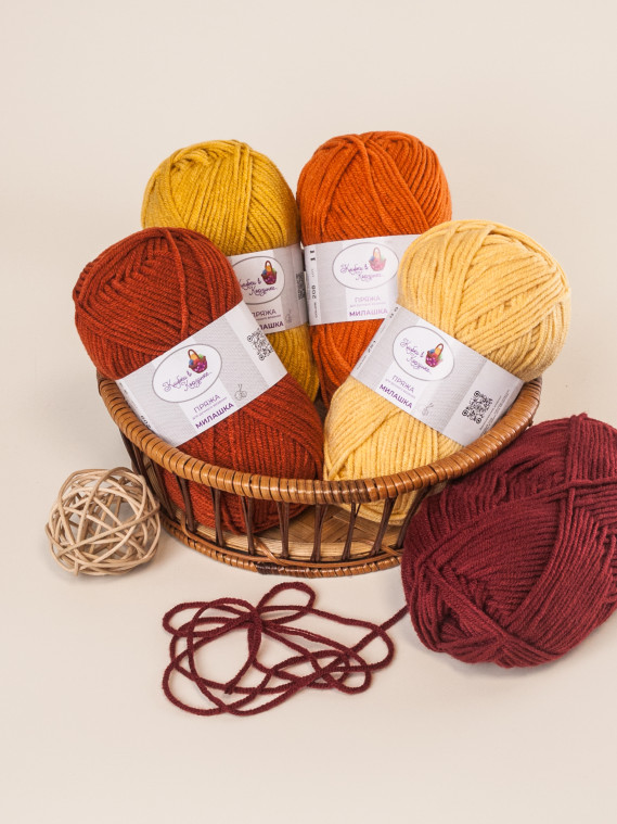 Пряжа «Милашка» набор «Золотой листопад»