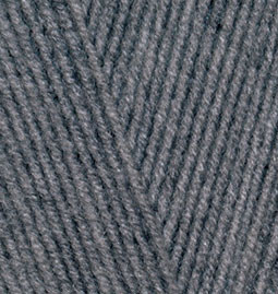 Пряжа Lanagold 800 Alize - (182 - Средне-серый меланж)