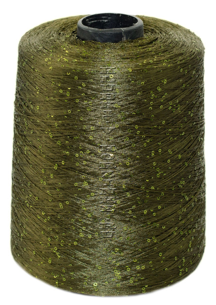 Пряжа в бобинах Paillettes (110 - Болотный)