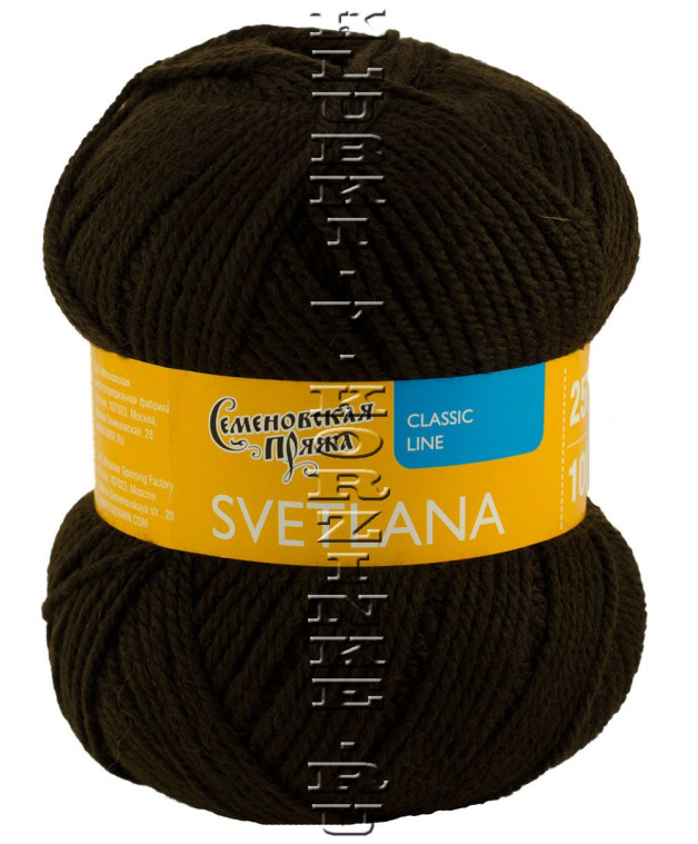 Пряжа Семеновская «Светлана» - (1443 - Махагон)