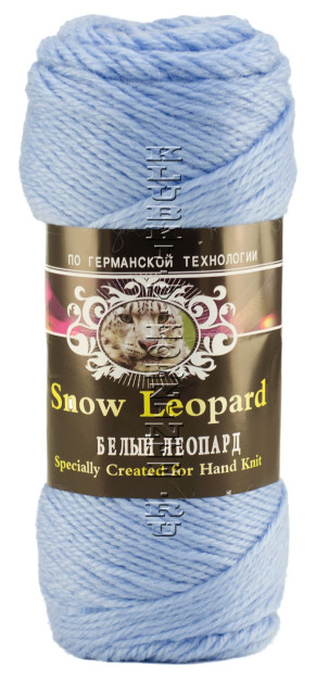 Пряжа «Белый Леопард (Snow Leopard)» Color City - (300 - Голубой)