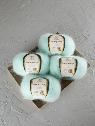 Пряжа Камтекс «Мохер Голд» - (025 - Мята)