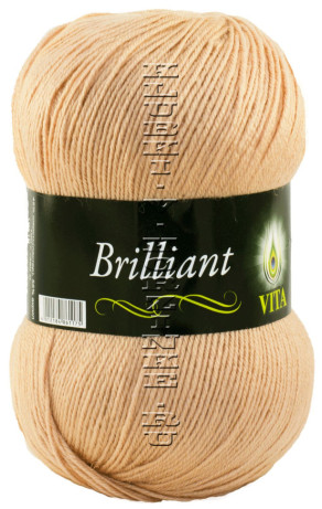 Пряжа VITA «BRILLIANT» - (5108 - Топленое молоко)