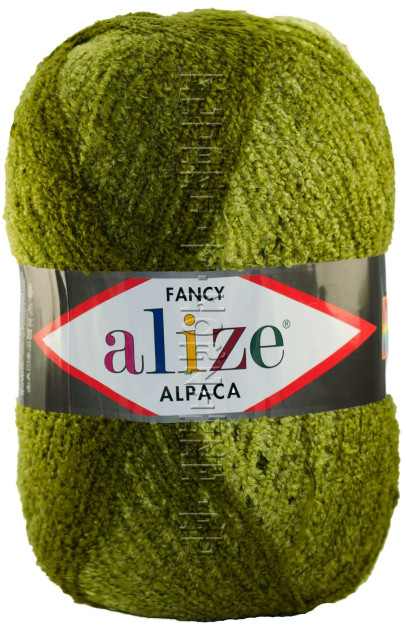 Пряжа  RAINBOW Alize - (1004 - Оливковый)