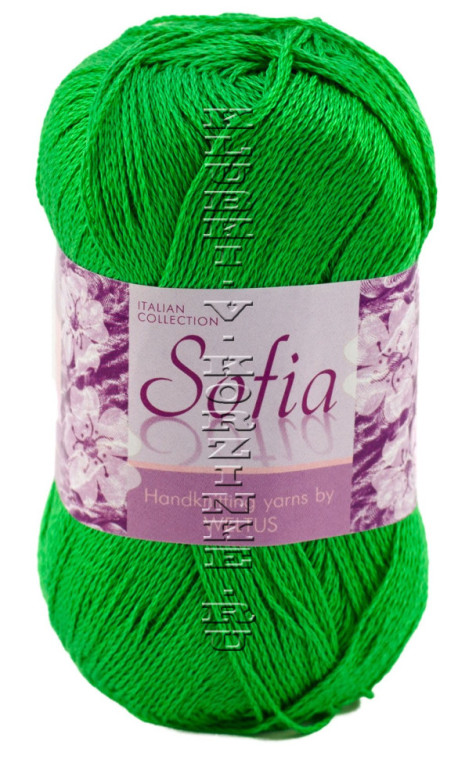 Пряжа Sofia - (45 - Ярко-зеленый)