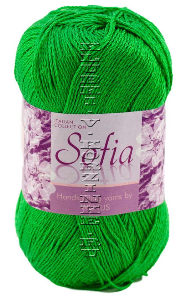 Пряжа Sofia - (45 - Ярко-зеленый)