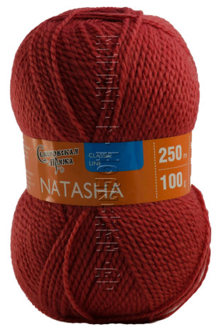 Пряжа Семеновская «Наташа» - (70021 - Темно-коралловый)