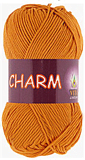 Пряжа VITA cotton "CHARM" - (4186 - Тыквенный)