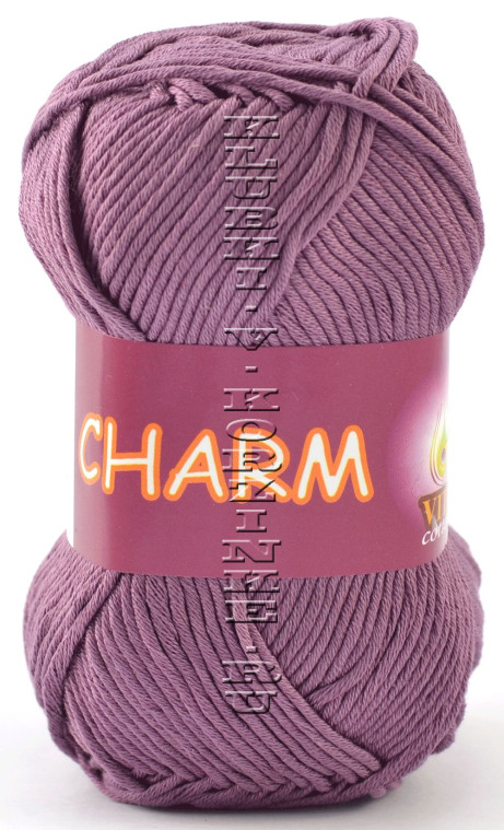 Пряжа VITA cotton &quot;CHARM&quot; - (4195 - Пыльная сирень)