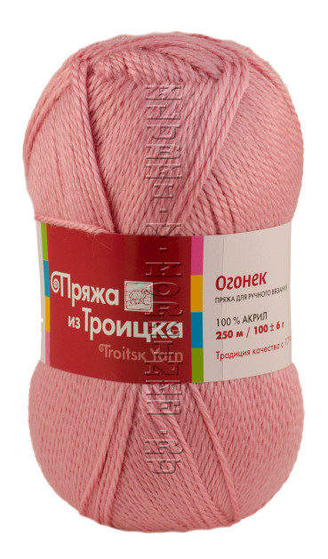 Пряжа Троицкая «Огонек» - (2500 - Флокс)
