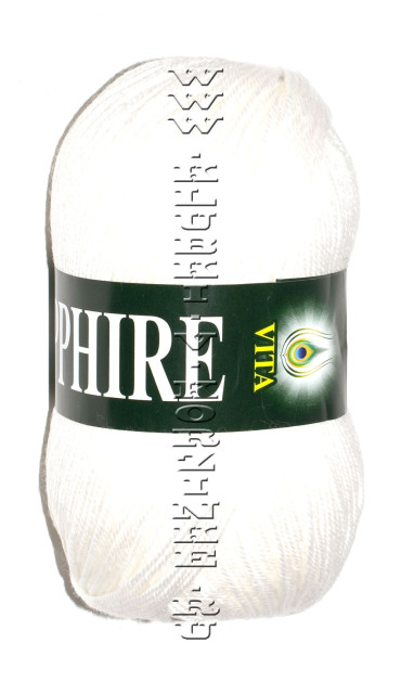Пряжа VITA «SAPPHIRE» - (1501 - Белый)