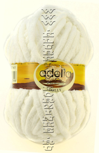 Пряжа ADELIA "DOLLY" - (01 - Белый)