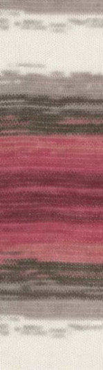 Пряжа Alize ANGORA GOLD BATIK - (1984 - Белый, серый, темно-розовый)
